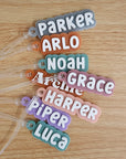 3D Personalised Acrylic Name Bag Tag 🎒 - The Willow Corner
