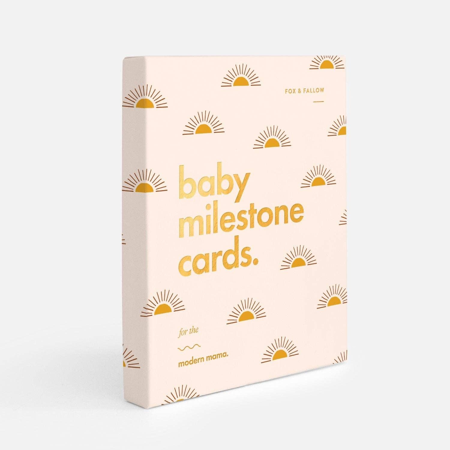 Baby Milestone Cards - Boho - The Willow Corner