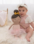 Gabriella the Ballerina - Knitted Toy - The Willow Corner