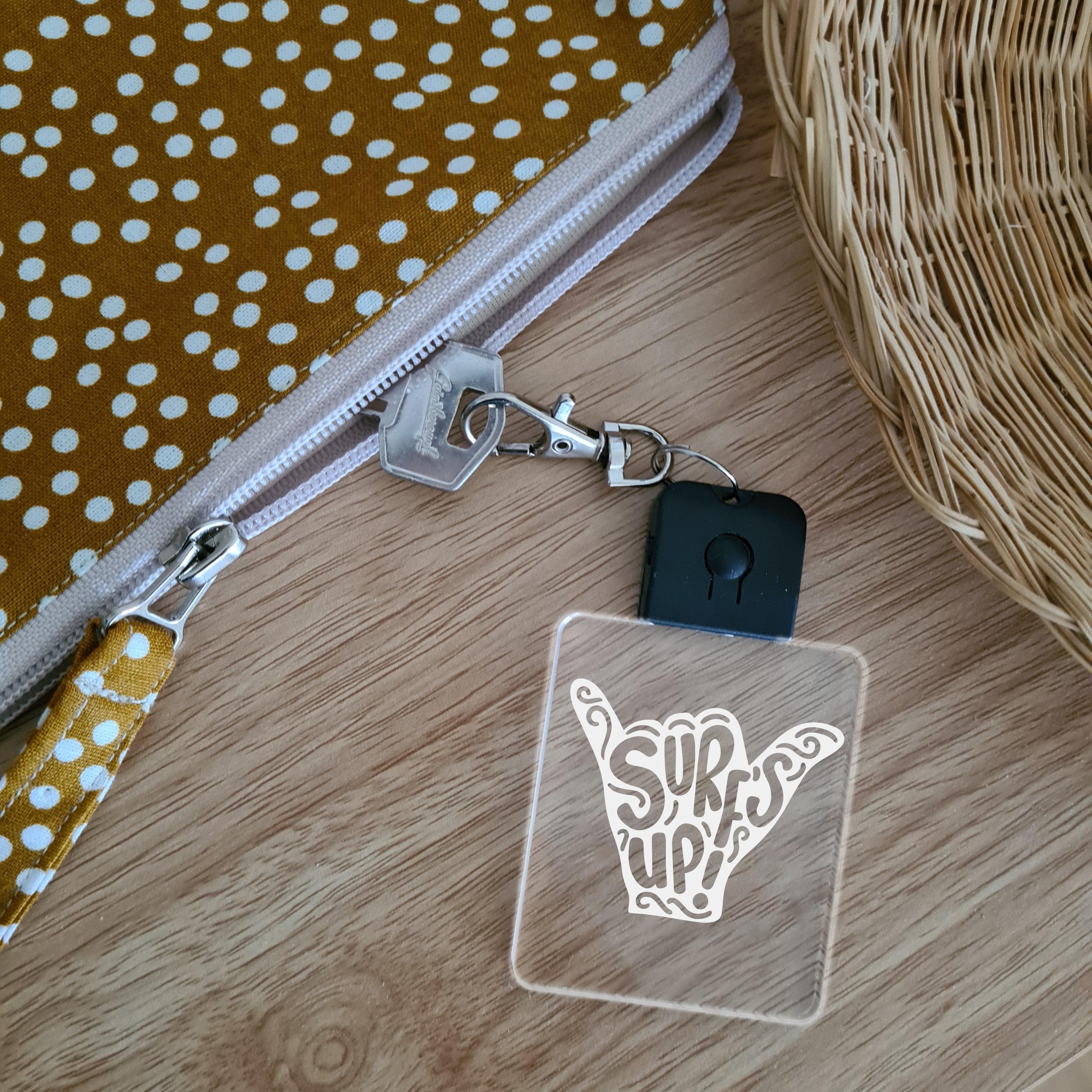 LED Glowing Keychain 🌕 - Surf&#39;s Up - The Willow Corner