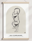 NEW 2023 - 1:1 Scale Arch Birth Poster - Personalised Poster - The Willow Corner