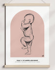 NEW 2023 - 1:1 Scale Arch Birth Poster - Personalised Poster - The Willow Corner