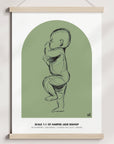 NEW 2023 - 1:1 Scale Arch Birth Poster - Personalised Poster - The Willow Corner