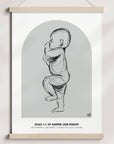 NEW 2023 - 1:1 Scale Arch Birth Poster - Personalised Poster - The Willow Corner