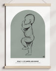 NEW 2023 - 1:1 Scale Arch Birth Poster - Personalised Poster - The Willow Corner