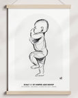 NEW 2023 - 1:1 Scale Arch Birth Poster - Personalised Poster - The Willow Corner