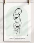 NEW 2023 - 1:1 Scale Arch Birth Poster - Personalised Poster - The Willow Corner