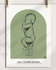 NEW 2023 - 1:1 Scale Arch Birth Poster - Personalised Poster - The Willow Corner