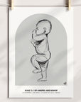 NEW 2023 - 1:1 Scale Arch Birth Poster - Personalised Poster - The Willow Corner