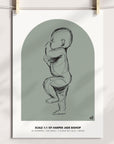 NEW 2023 - 1:1 Scale Arch Birth Poster - Personalised Poster - The Willow Corner