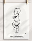 NEW 2023 - 1:1 Scale Arch Birth Poster - Personalised Poster - The Willow Corner