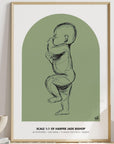 NEW 2023 - 1:1 Scale Arch Birth Poster - Personalised Poster - The Willow Corner