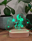 Personalised Night Light 🌙 - Cloudy Night - The Willow Corner