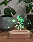 Personalised Night Light 🌙 - Cloudy Night - The Willow Corner