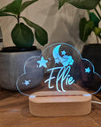 Personalised Night Light 🌙 - Cloudy Night - The Willow Corner
