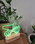 Personalised Night Light 🌙 - Construction Truck - The Willow Corner