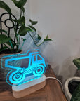 Personalised Night Light 🌙 - Construction Truck - The Willow Corner