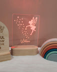 Personalised Night Light 🌙 - Fairy - The Willow Corner