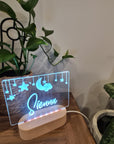 Personalised Night Light 🌙 - Hanging Stars - The Willow Corner