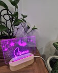 Personalised Night Light 🌙 - Hanging Stars - The Willow Corner