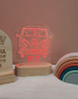 Personalised Night Light 🌙 - Kombi Van - The Willow Corner