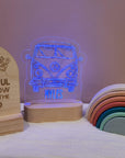 Personalised Night Light 🌙 - Kombi Van - The Willow Corner