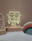Personalised Night Light 🌙 - Kombi Van - The Willow Corner