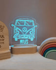 Personalised Night Light 🌙 - Kombi Van - The Willow Corner
