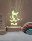 Personalised Night Light 🌙 - Mermaid - The Willow Corner