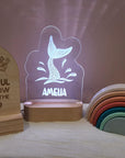 Personalised Night Light 🌙 - Mermaid - The Willow Corner