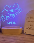 Personalised Night Light 🌙 - Sleepy Koala - The Willow Corner