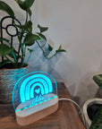 Personalised Night Light 🌙 - Triple Rainbow - The Willow Corner