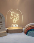 Personalised Night Light 🌙 - Unicorn - The Willow Corner
