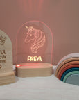 Personalised Night Light 🌙 - Unicorn - The Willow Corner
