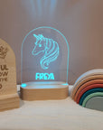 Personalised Night Light 🌙 - Unicorn - The Willow Corner