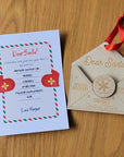 2023 Christmas Wishlist Holder - Special Delivery to the North Pole - Christmas Bauble Ornament - The Willow Corner