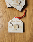 2023 Christmas Wishlist Holder - Special Delivery to the North Pole - Christmas Bauble Ornament - The Willow Corner