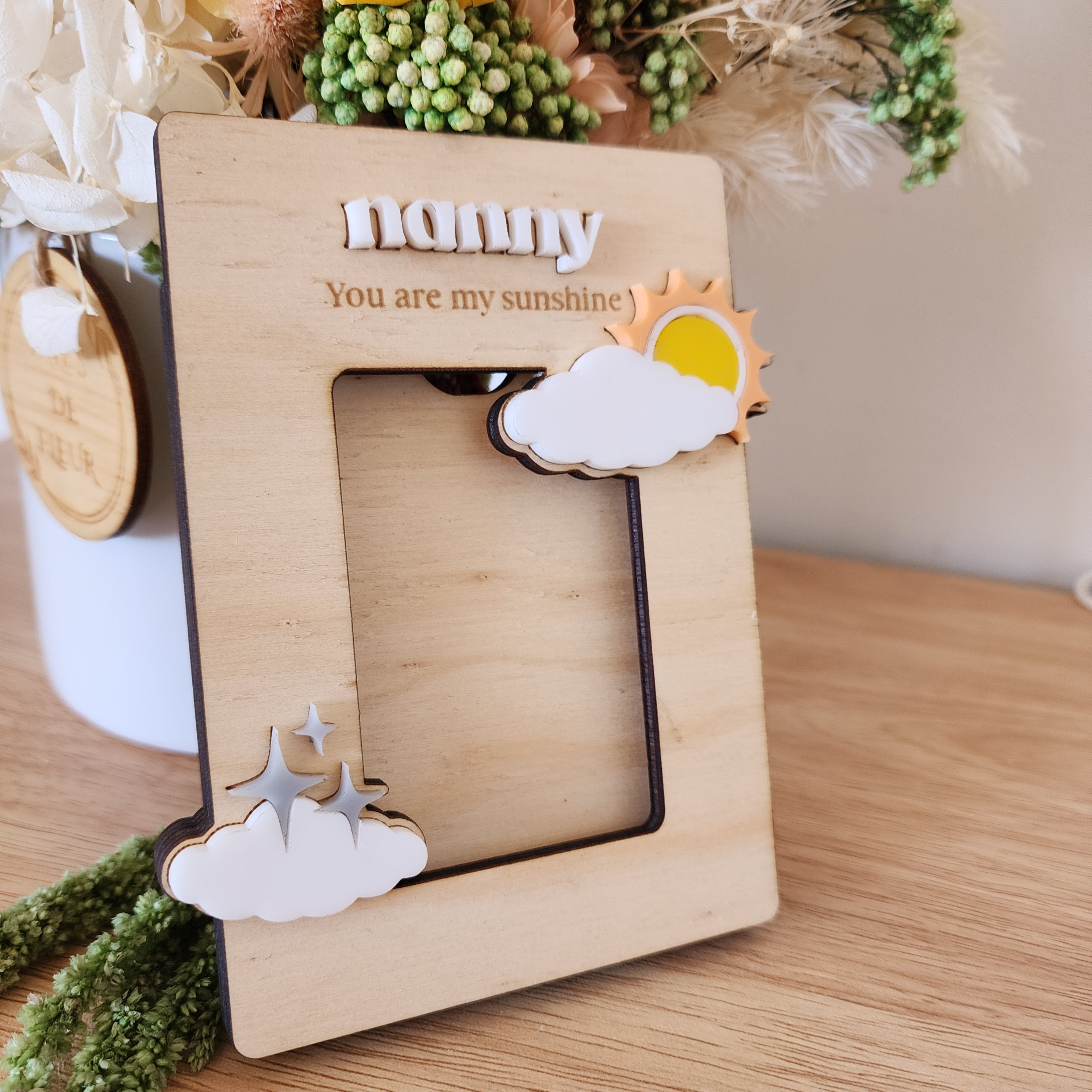 3D Photo Fridge Magnet - You Are My Sunshine - Unique Mother&#39;s Day Gift