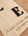 Eternal Love 3D Hand and Footprint Plaque - Unique Mother's Day Gift