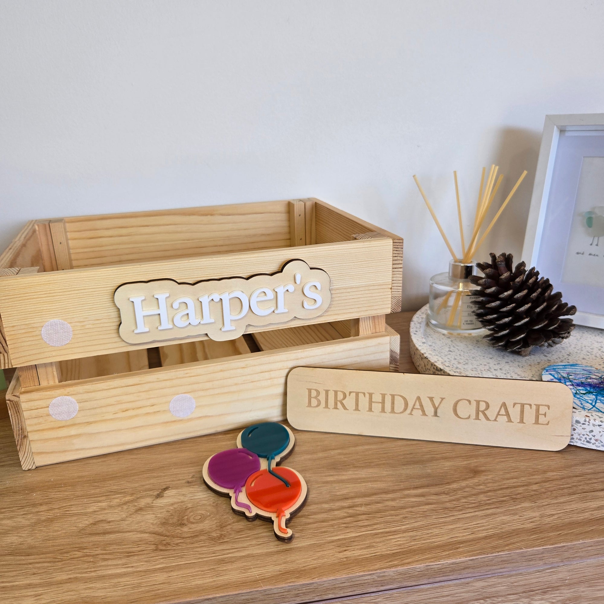 Birthday Elements - Interchangeable Crate