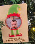 The Little Elf - 3D Photo Fridge Magnet - Christmas Day Gift