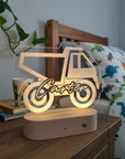 Personalised Night Light 🌙 - Construction Truck