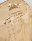 Dad Collage Photo Arch - Personalised Wooden Photo Arch - Father's Day Gift - The Willow Corner