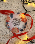 Merry Everything and Happy Always - Christmas Ornament Decoration - The Willow Corner