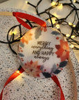 Merry Everything and Happy Always - Christmas Ornament Decoration - The Willow Corner