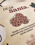 Personalised Wooden Dear Santa Tray - Christmas Eve Family Decoration - The Willow Corner