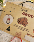 Personalised Wooden Dear Santa Tray - Christmas Eve Family Decoration - The Willow Corner