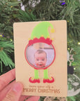 The Little Elf - 3D Photo Fridge Magnet - Christmas Day Gift