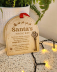 Santa's Magic Key Holder - Christmas Hanging Chimney Tree Decoration - The Willow Corner