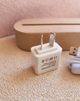 Universal USB Wall Power Adapter for Night Lights - Choose Your Plug Type (US/EU/UK/AU) - The Willow Corner